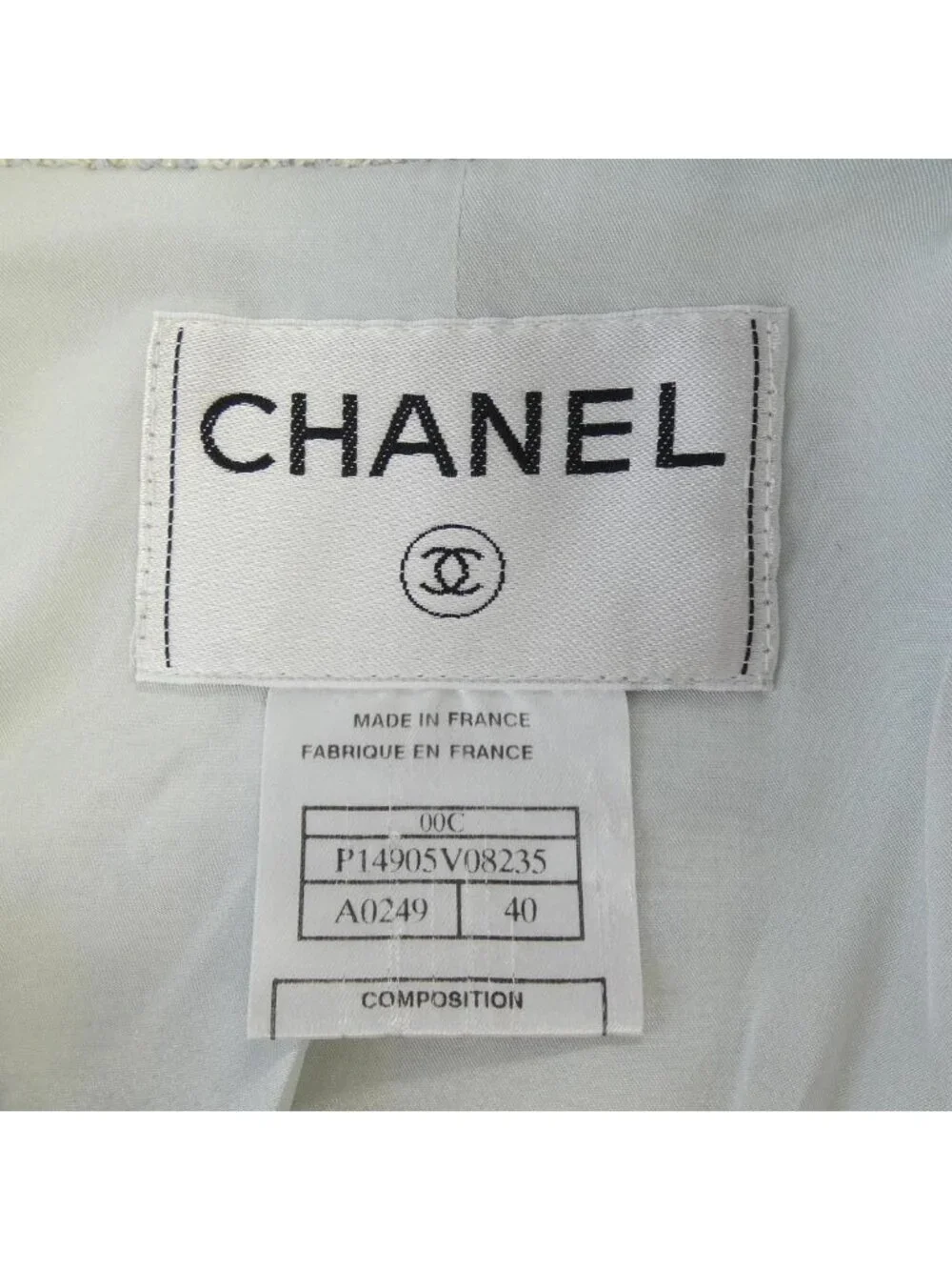 Chanel 00c Jacket White